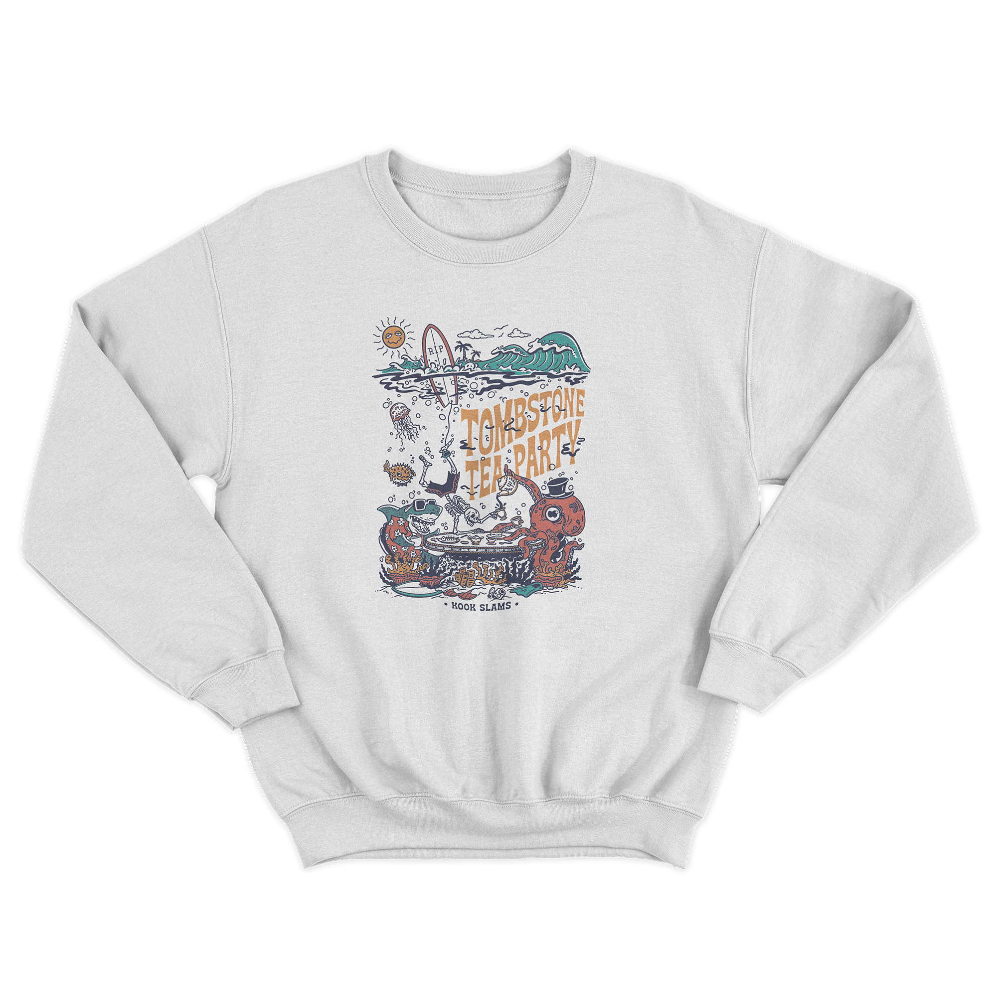 Tombstone Tea Party Crewneck Sweatshirt